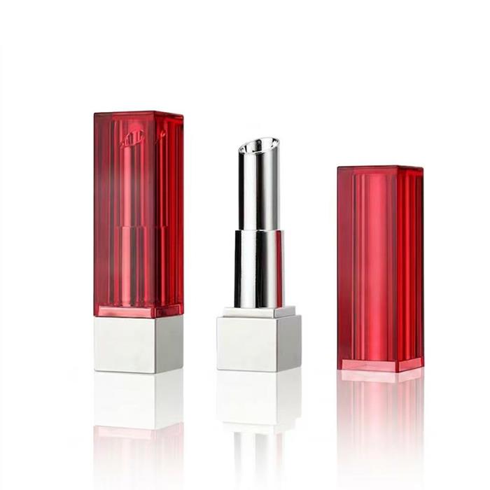 Wholesale Red Transparent Lipstick Tubes Bulk